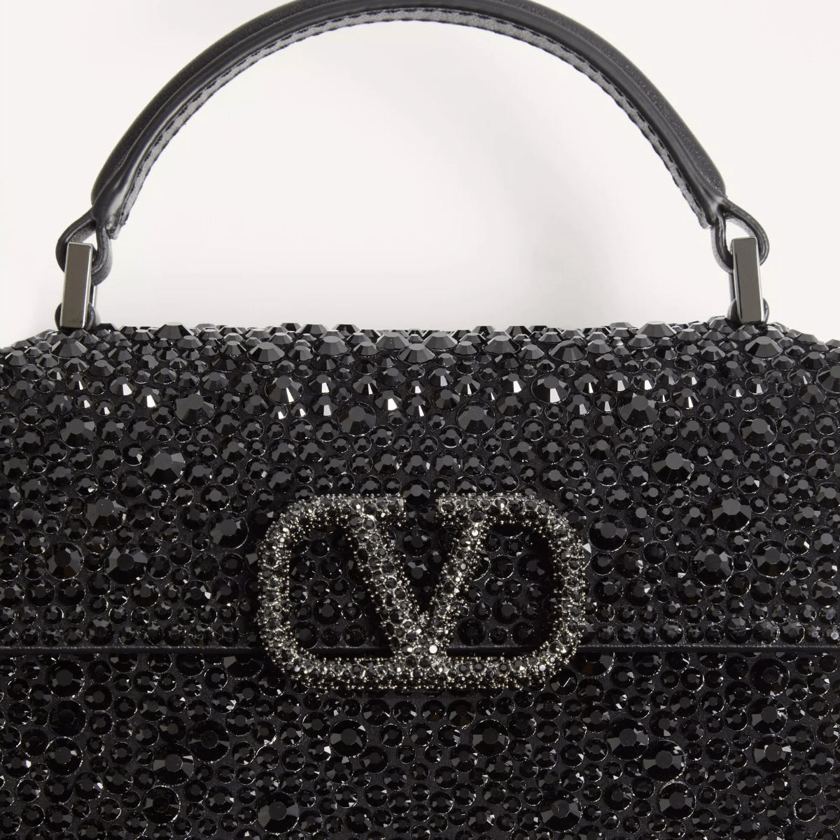 Valentino Garavani – VSLING Mini Bag with Crystals in Black