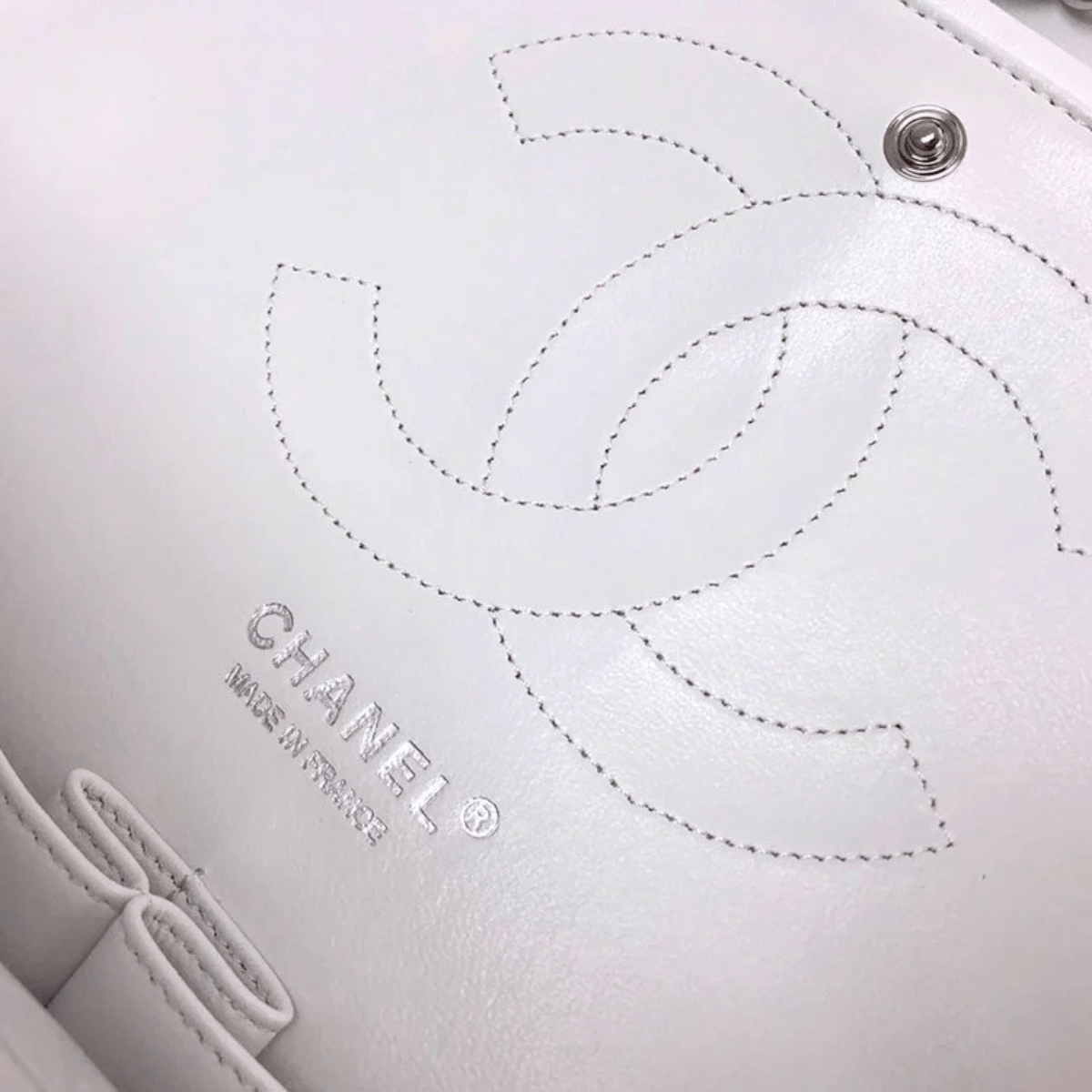 Chanel Classic Single Flap Bag – Off White