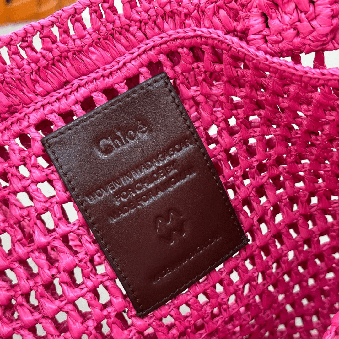 Chloé – Summer Banana Raffia Bag