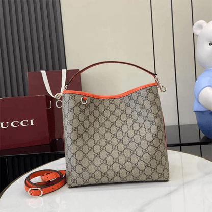 Gucci – Medium GG Emblem Bucket Bag