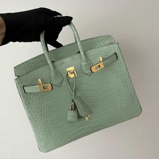 Hermès Kelly 28 Vert d’Eau Alligator – Limitierte Edition