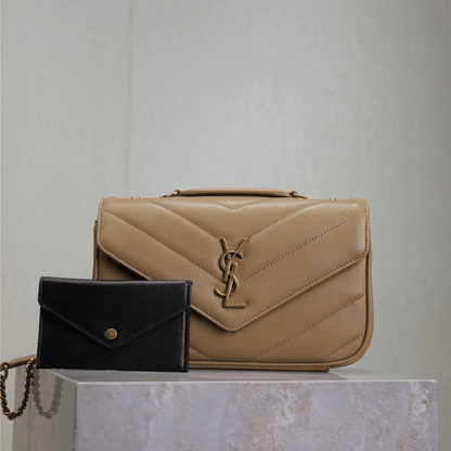 Saint Laurent – Loulou Small Matelassé lambskin bag