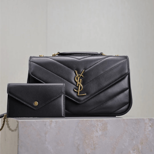 Saint Laurent Loulou Small Matelassé Bag