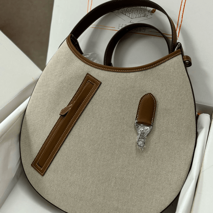 Hermès – P’tit Arçon Bag In Canvas & Leather