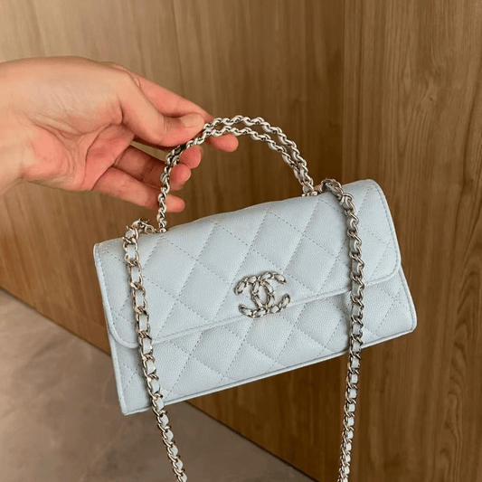 Chanel Classic Flap Bag – Ice Grey