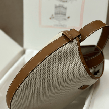 Hermès – P’tit Arçon Bag In Canvas & Leather