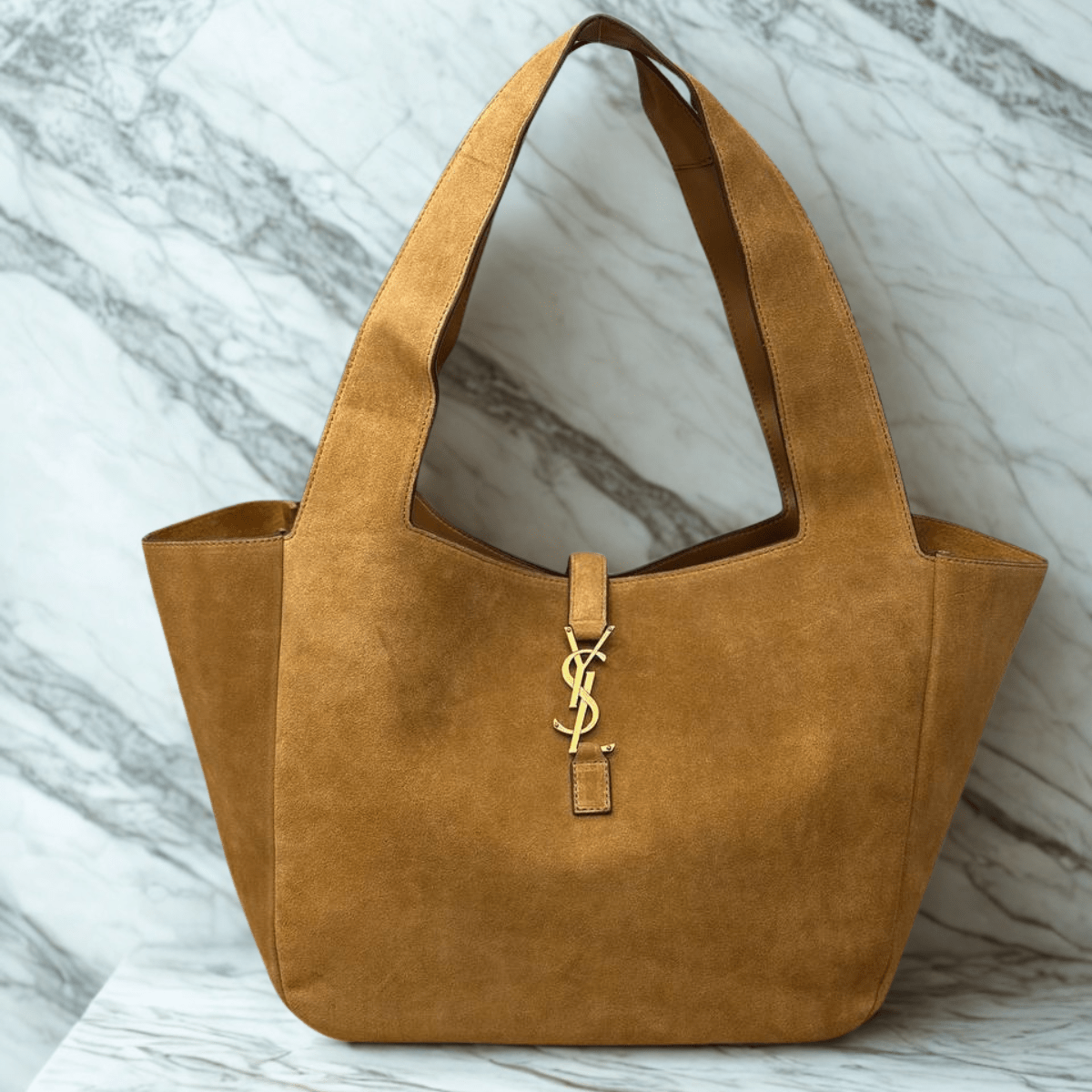 Saint Laurent – Le 5 à 7 Bea suede bag