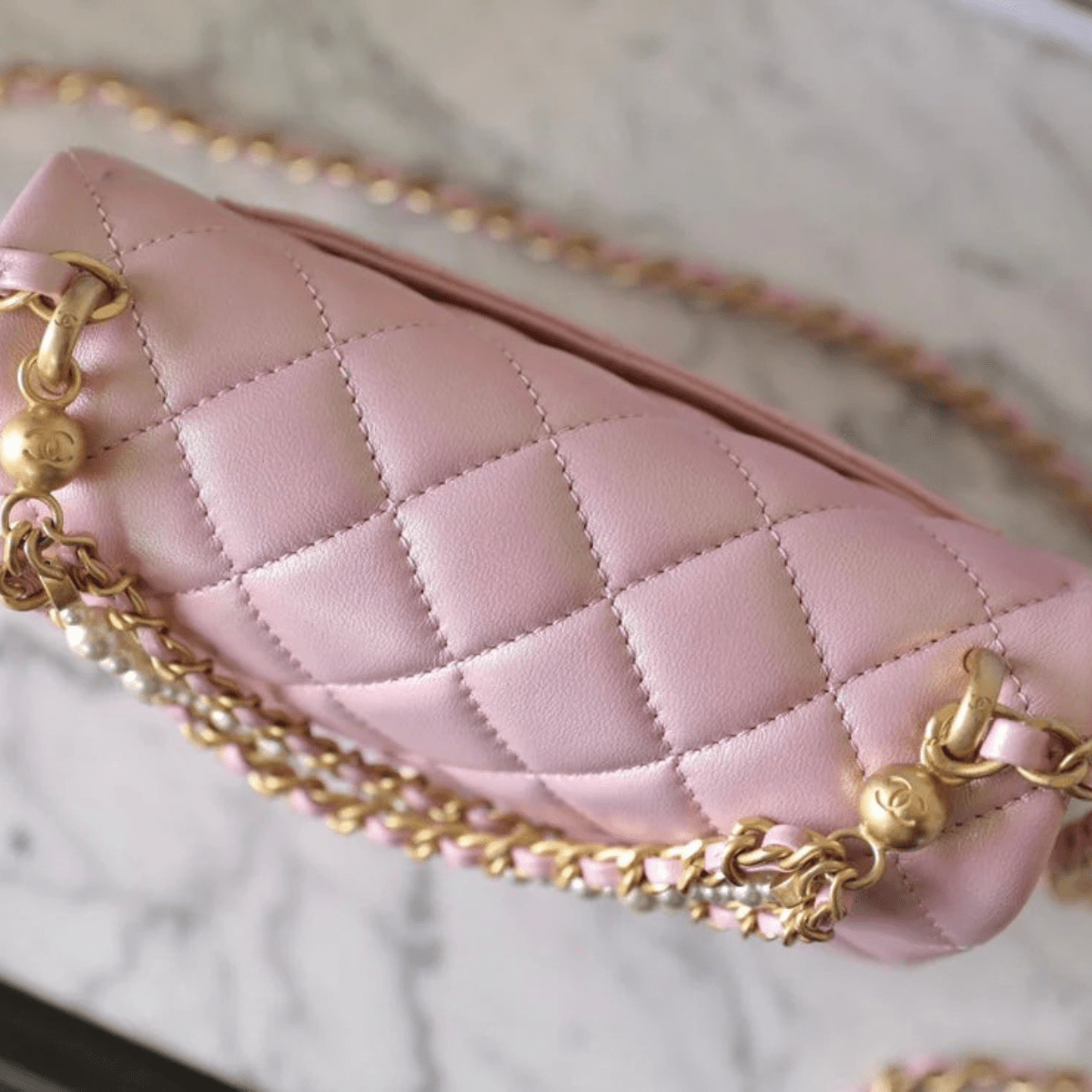 Chanel Classic Flap Mini Bag – Pink Lambskin Leather With Gold Hardware