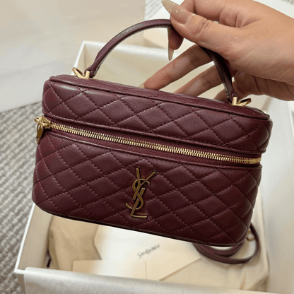 Yves Saint Laurent Gaby vanity case in lambskin