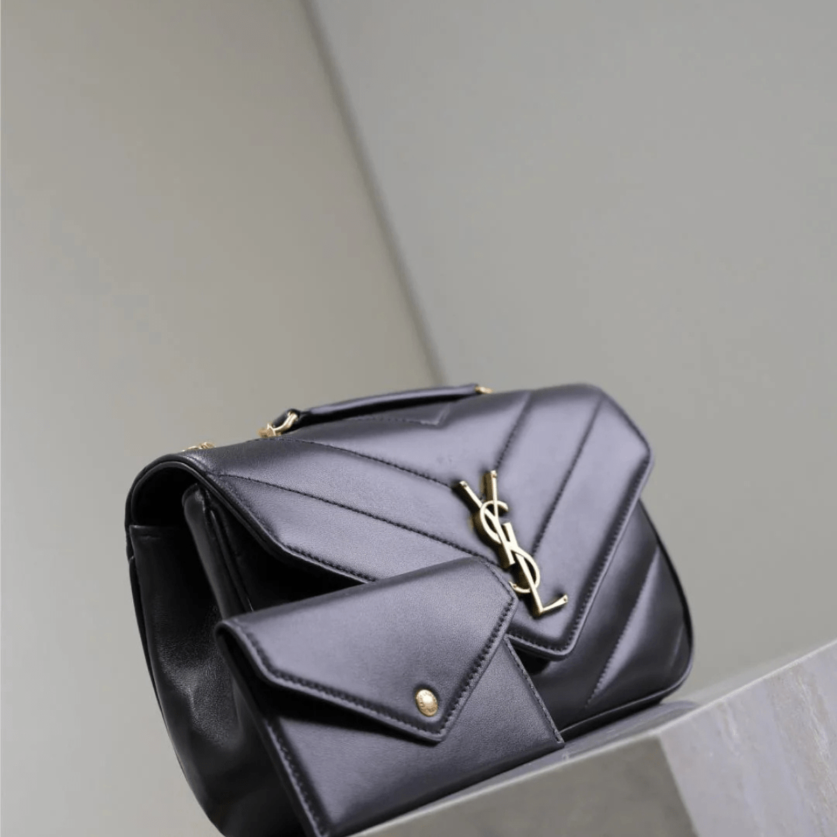 Saint Laurent Loulou Small Matelassé Bag