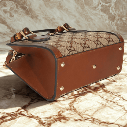 Gucci Diana Small Tote Bag with Crystals