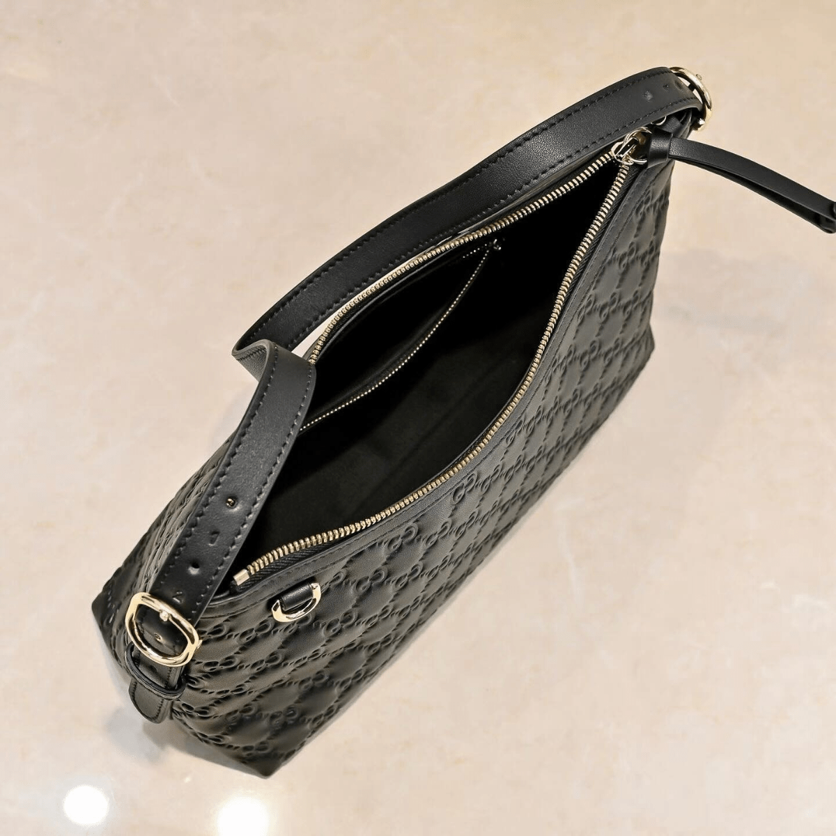 Gucci – Medium GG Emblem Shoulder Bag