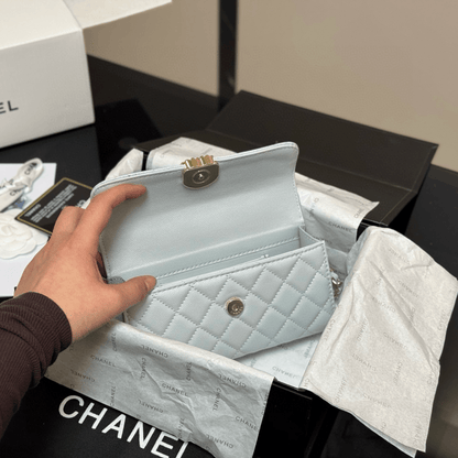 Chanel Classic Flap Bag – Ice Grey
