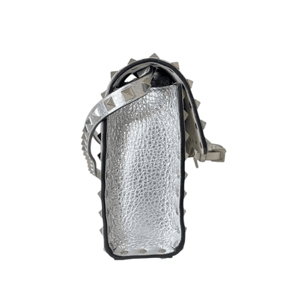 Valentino – Rockstud Silver Bag & Pumps Set
