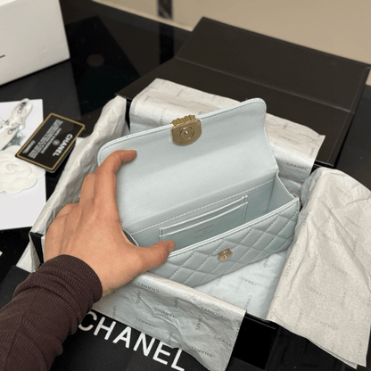 Chanel Classic Flap Bag – Ice Grey