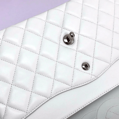 Chanel Classic Single Flap Bag – Off White