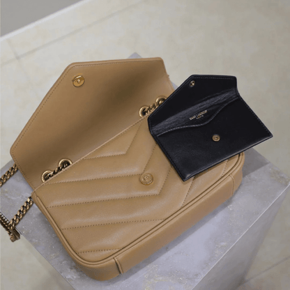 Saint Laurent – Loulou Small Matelassé lambskin bag