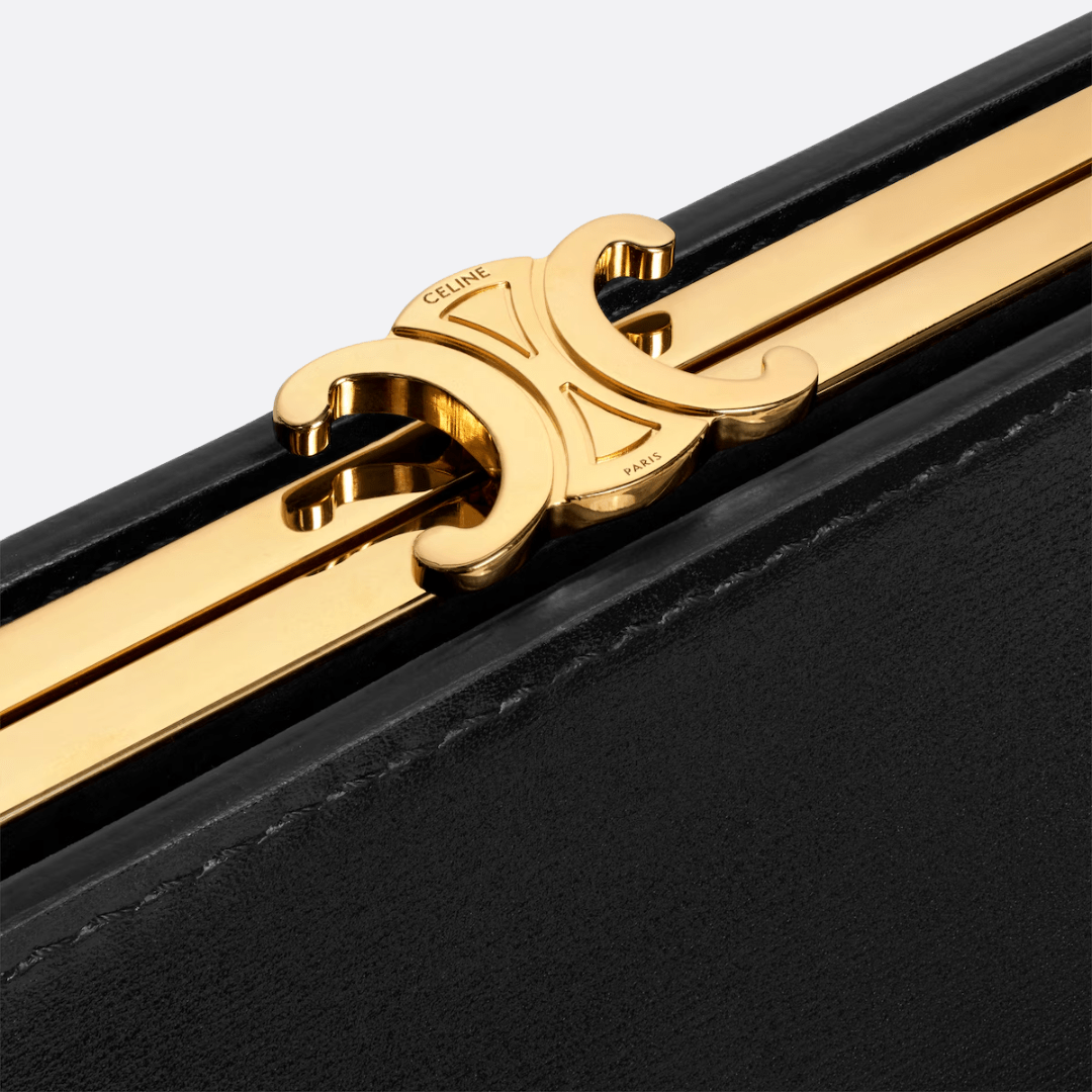 Céline Antoinette Medium Bag in Satin Calfskin – Natural Color