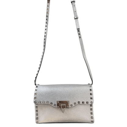 Valentino – Rockstud Silver Bag & Pumps Set