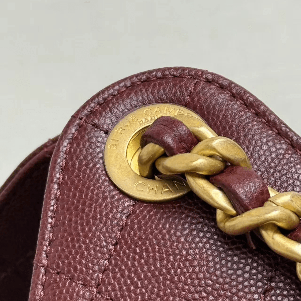Chanel 25 Bordeaux