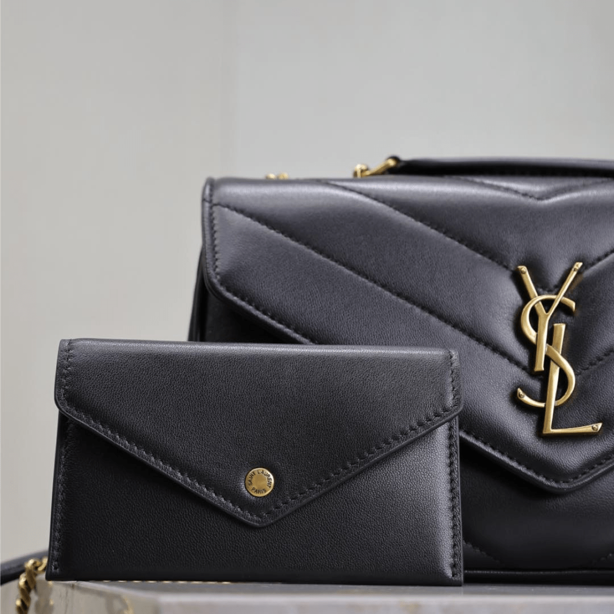 Saint Laurent Loulou Small Matelassé Bag
