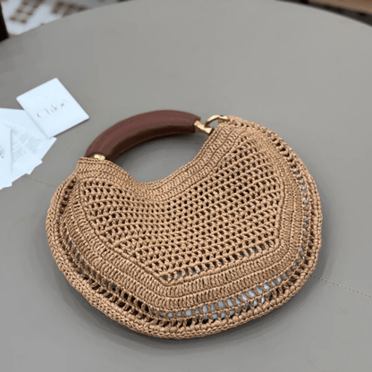 Chloé Hot Summer Banana Bag Made Of Raffia