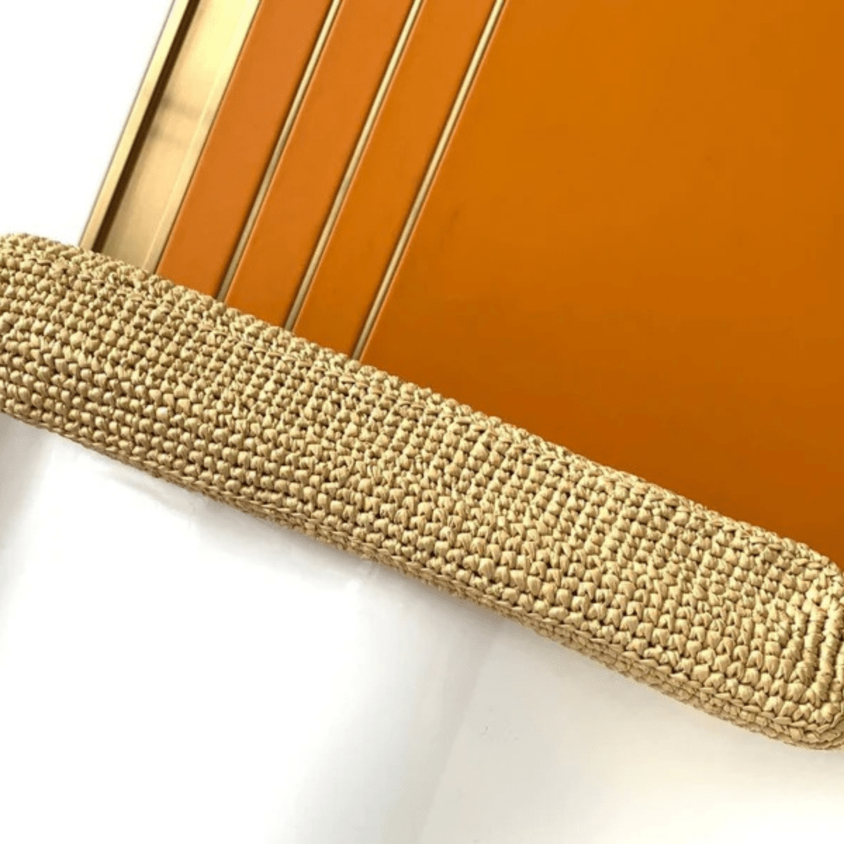 Yves Saint Laurent Icare Raffia Bag