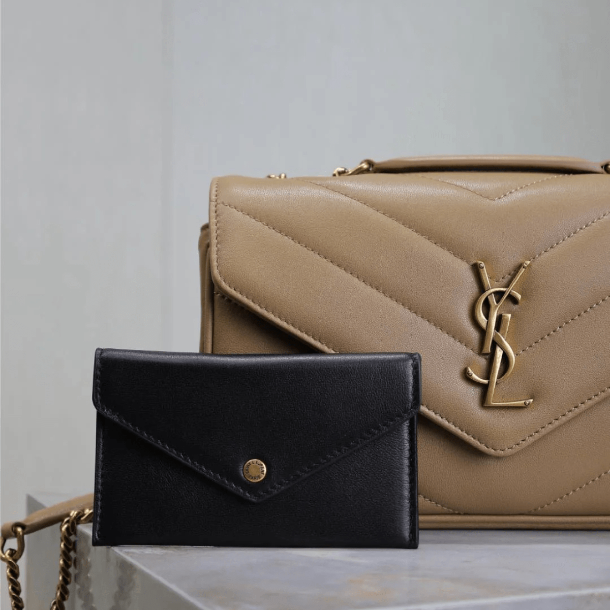 Saint Laurent – Loulou Small Matelassé lambskin bag