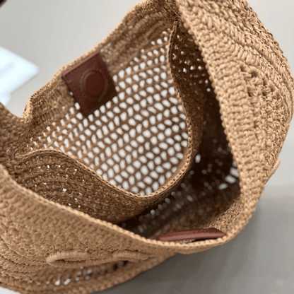 Chloé Hot Summer Banana Bag Made Of Raffia