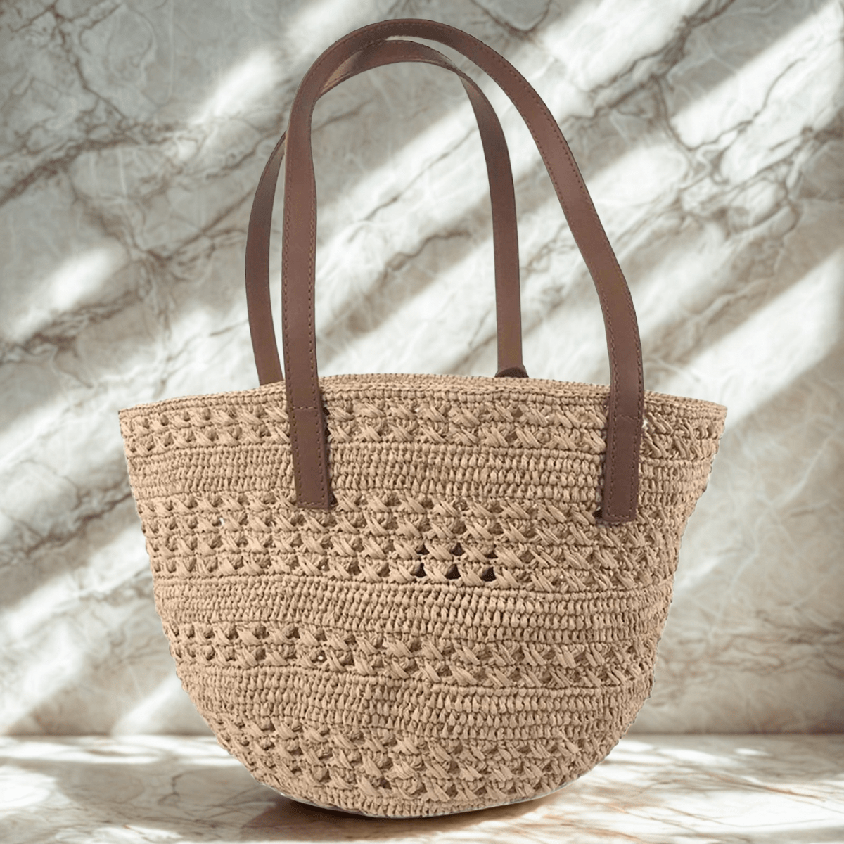 Yves Saint Laurent – Raffia Basket/Bag