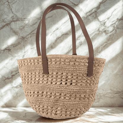 Yves Saint Laurent – Raffia Basket/Bag