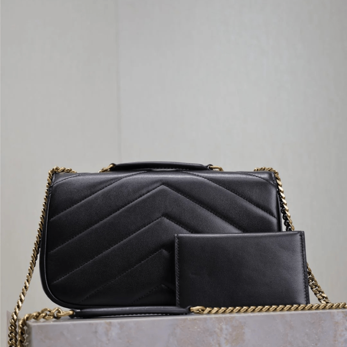Saint Laurent Loulou Small Matelassé Bag