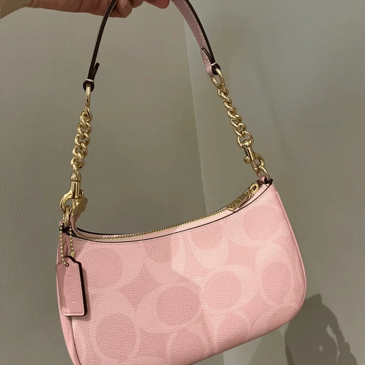 Coach Teri Shoulder Bag In Signature Canvas