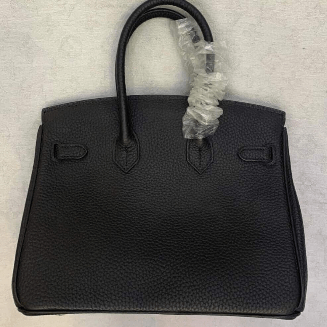 Hermès Birkin 25 Bag With Gold Hardware In Black