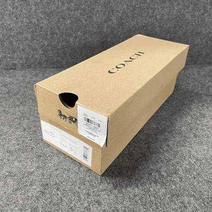 Coach – Set: Lockup Leather Slide Sandal & Teri Signature Canvas Bag