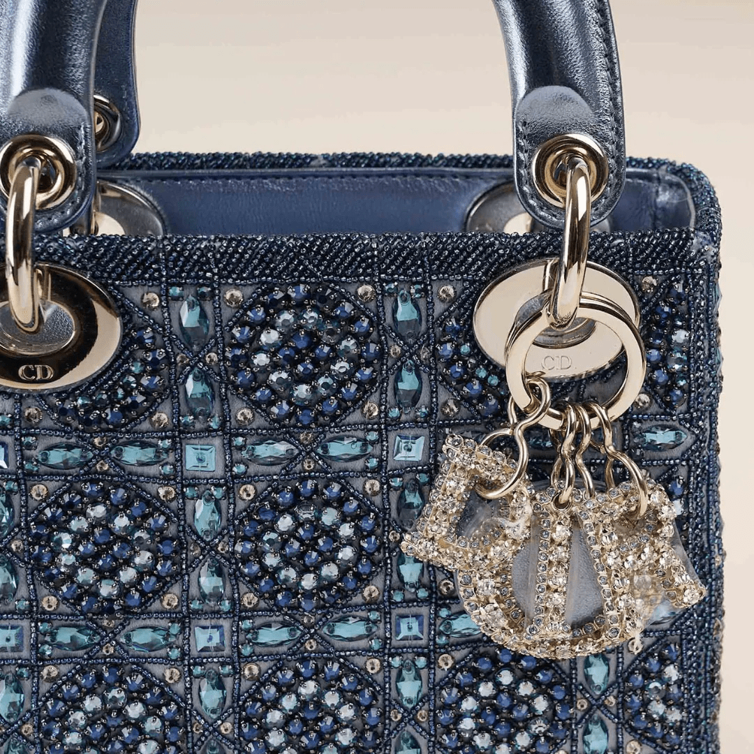 Lady Dior Mini Perlen Bag