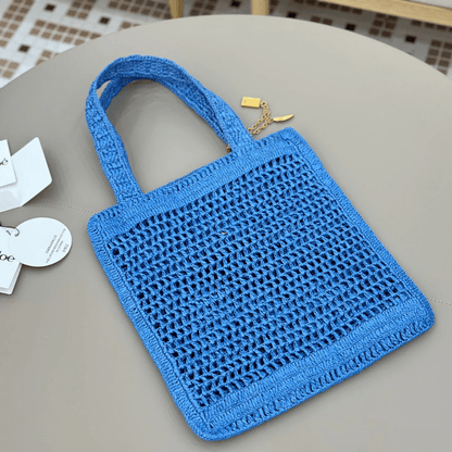 Chloé – Summer Banana Raffia Bag