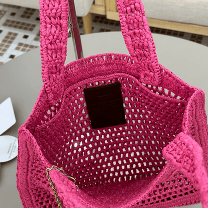 Chloé – Summer Banana Raffia Bag