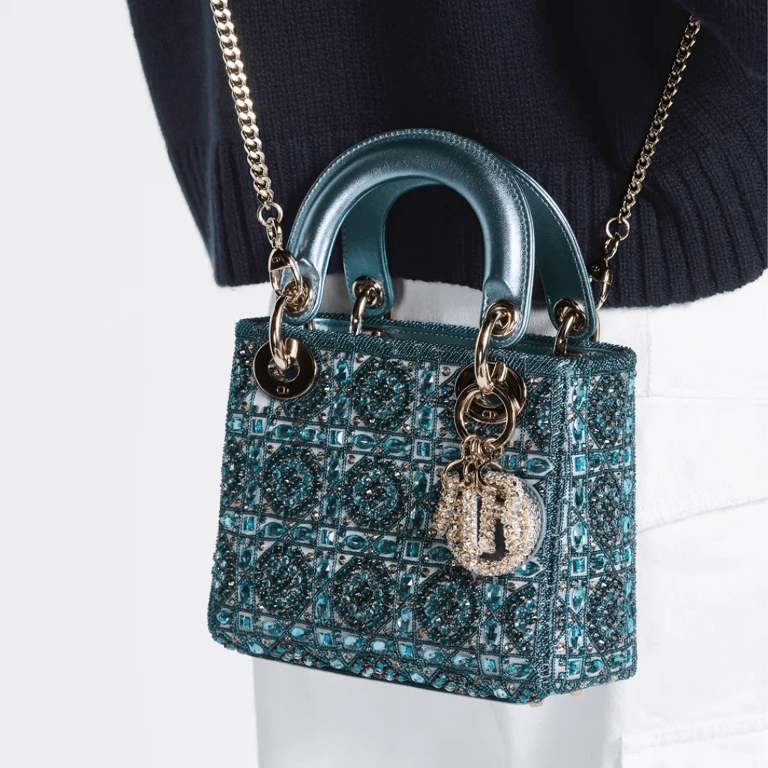 Lady Dior Mini Perlen Bag