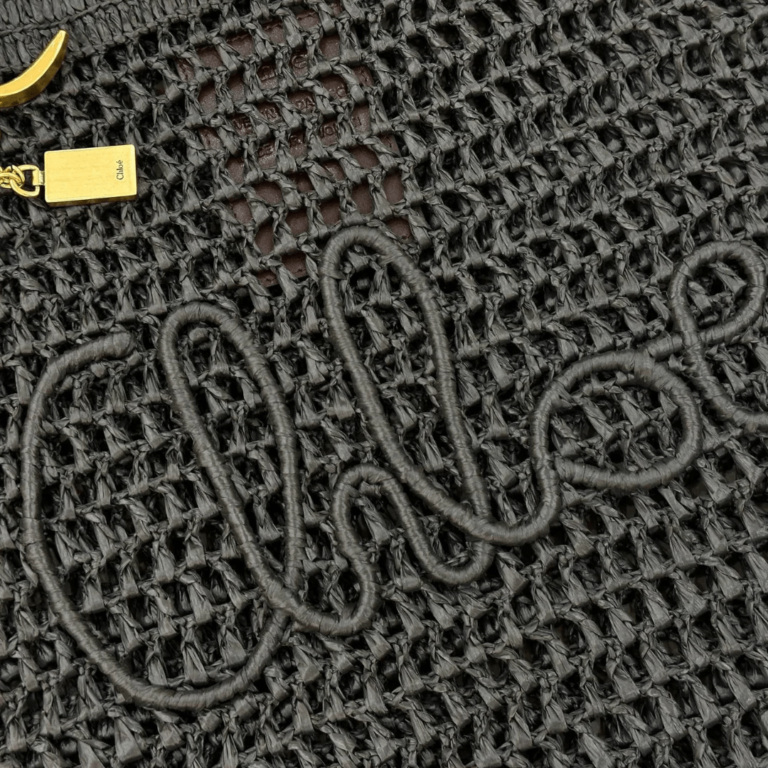 Chloé – Summer Banana Raffia Bag