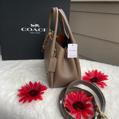 Coach Lana Shoulder Bag 23 Brown