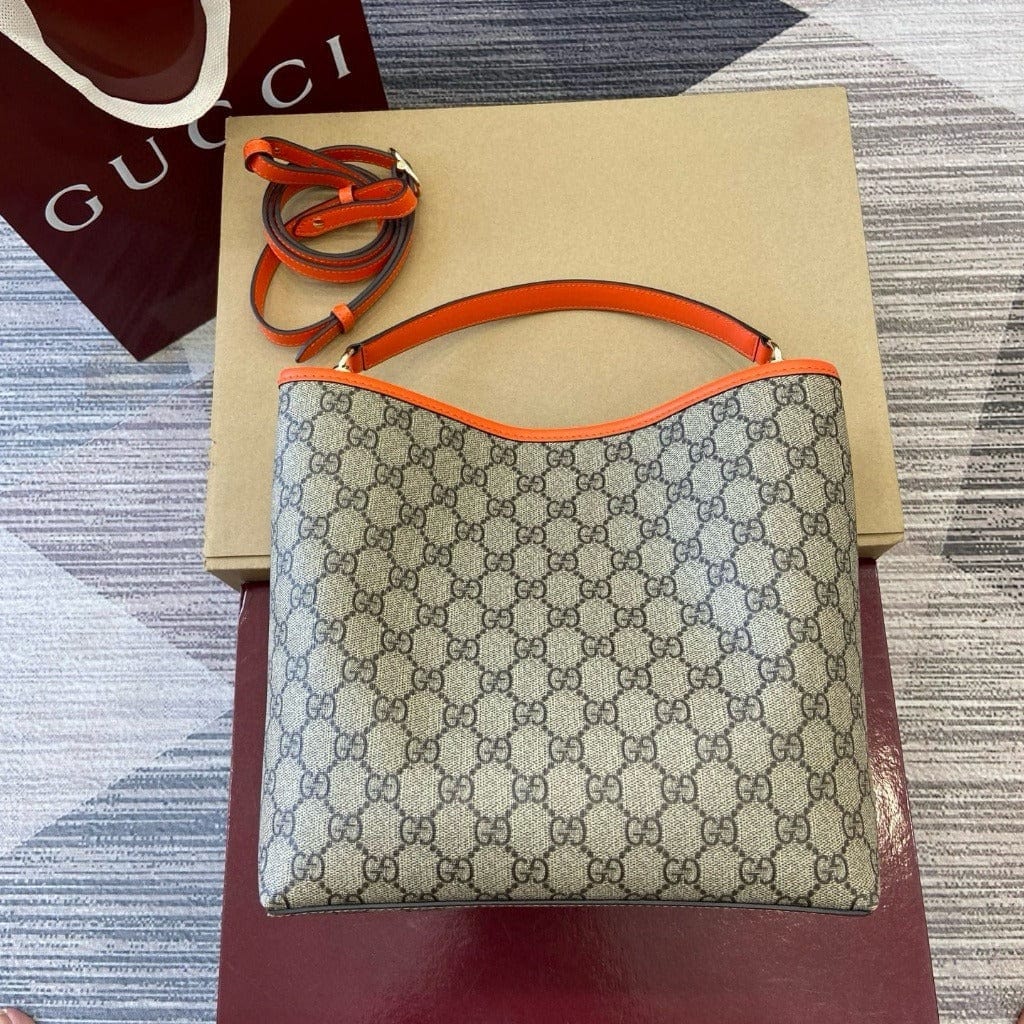 Gucci – Medium GG Emblem Bucket Bag