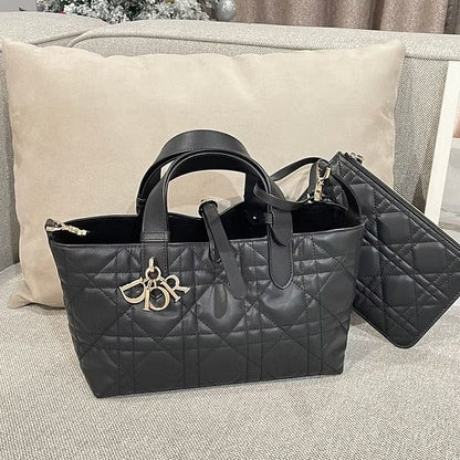 Dior Toujours Vertical Medium Tote Bag