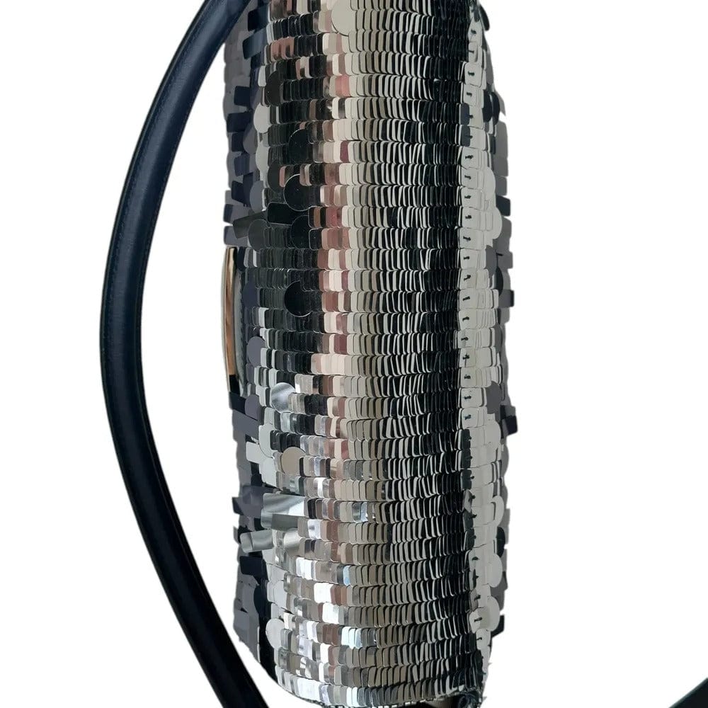 Fendi Baguette Bag in Blue Sequins And Leather