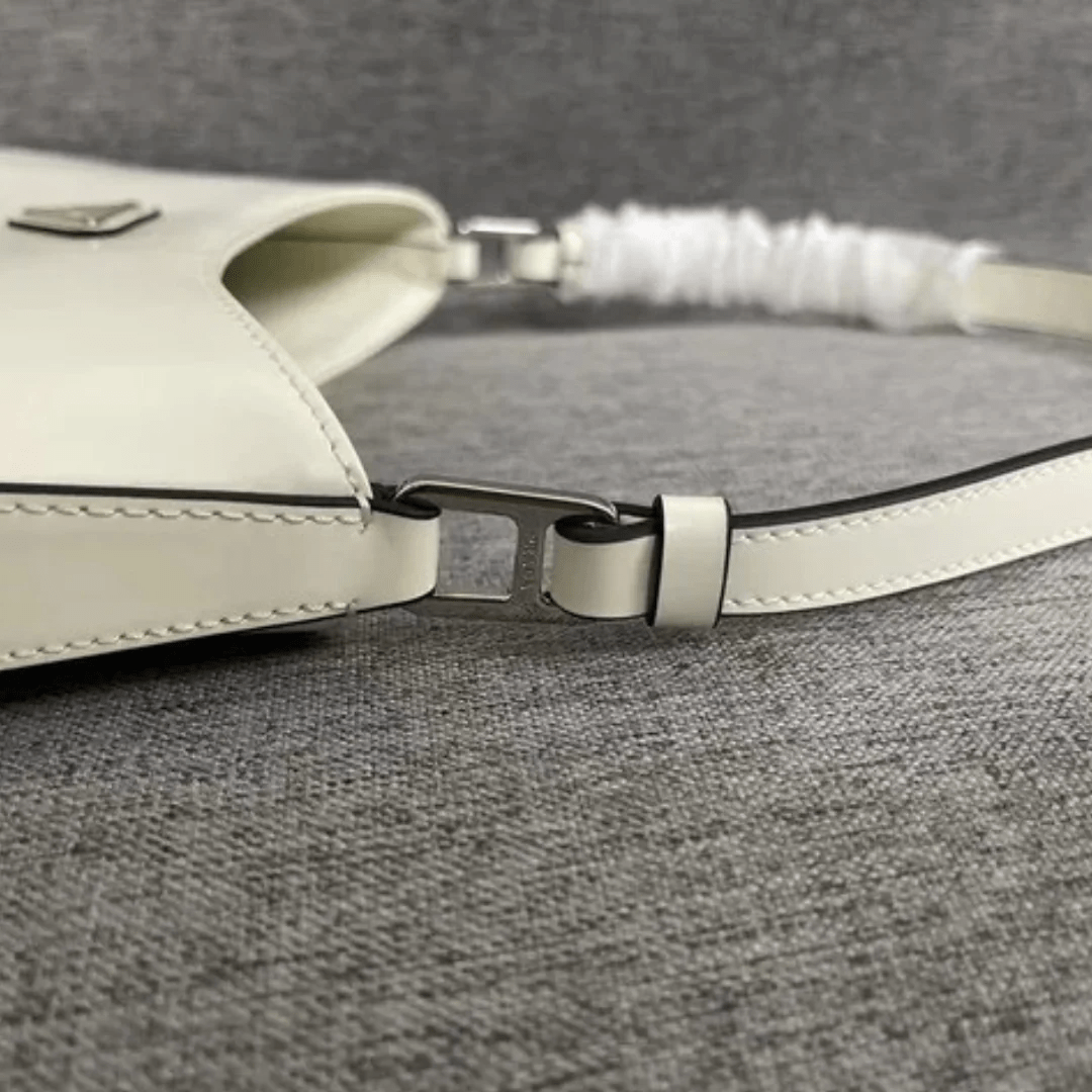 Prada – Cleo shoulder bag in brushed leather