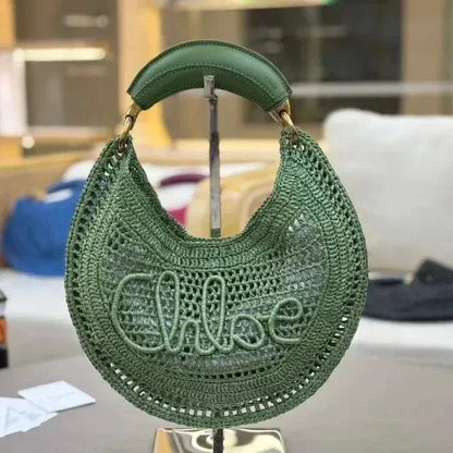 Chloé Hot Summer Banana Bag Made Of Raffia